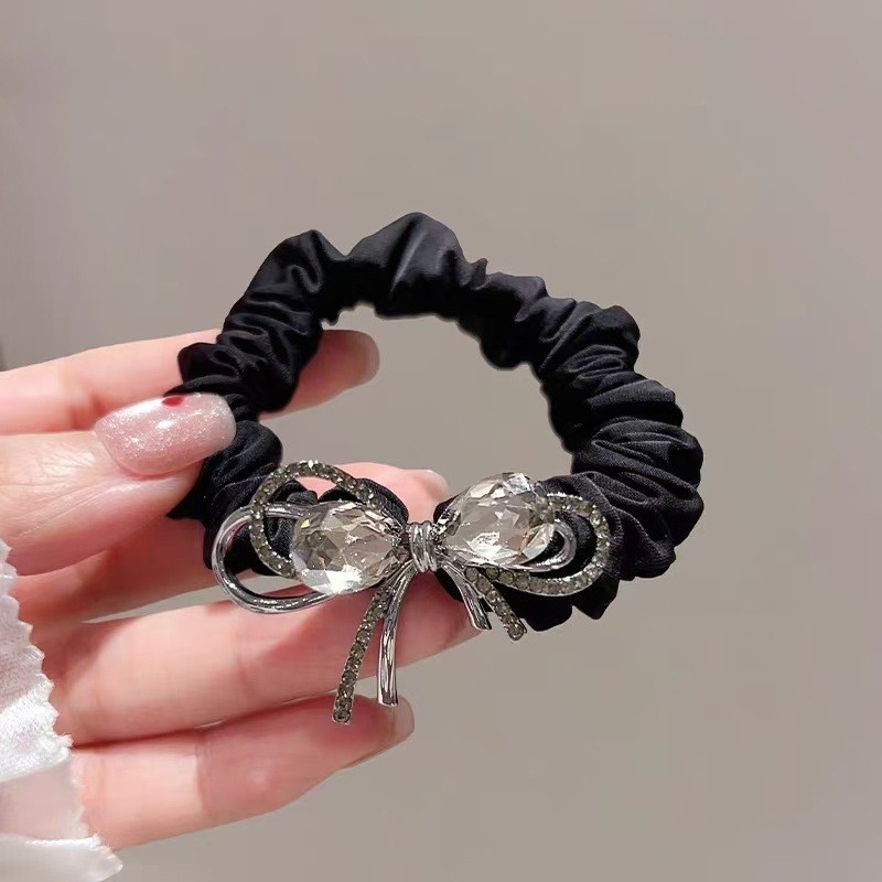 Mauropoli [Sẵn Sàng] Băng Đô Nữ Mùa Hè Phong Cách Mới Buộc Tóc Dây Cao Su Scrunchy Dây Buộc Tóc Bướm Cao Cấp Phụ Kiện Tóc Co Giãn Cao Cấp Dây Buộc Tóc