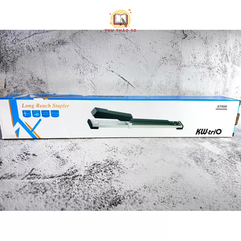 Bấm dập kim ghim No3 cán dài Kw Trio 05900 5900. -