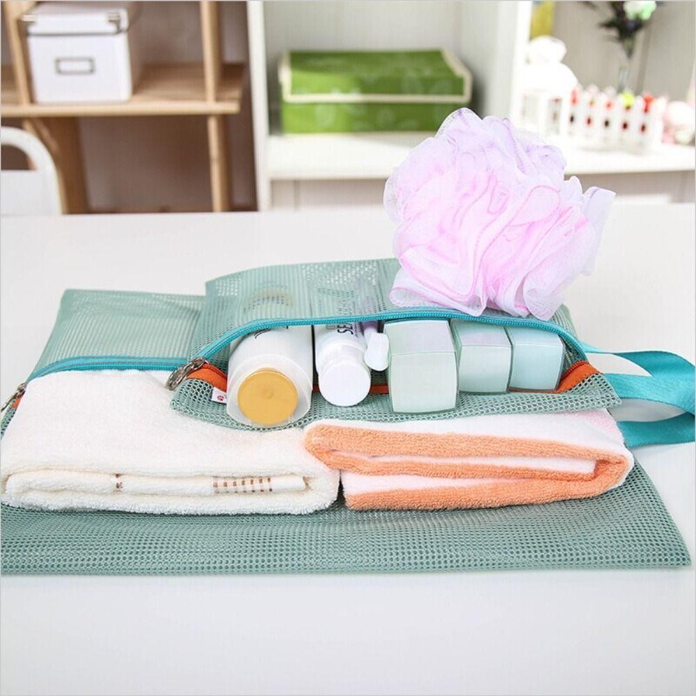 Túi đựng đồ du lịch OLVIDO 4 chiếc, thoáng khí có tay cầm Túi dây kéo lưới, Túi hành lý cầm tay dung tích lớn bằng Nylon