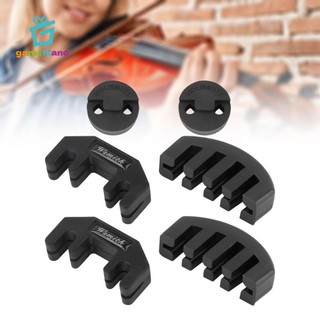 6x Violin Tắt Tiếng Violin Bộ Giảm Thanh Cao Su Đa Năng Cho Thực Hành Ban Đêm Lắp Đặt Dễ Dàng Giảm Tiếng Ồn Luyện Tập Nhẹ