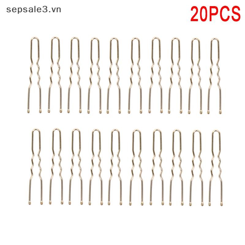 # Vn # 20 Cái / bộ Kẹp Tóc Nữ Hình Chữ U Kẹp Tóc Bobby Chân Kim Loại Barrette.