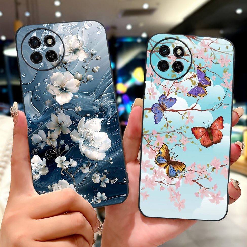 Ốp Lưng ITEL S23 S665L Thẩm Mỹ Mèo Dễ Thương Thời Trang Hoa Sơn Ốp Lưng S23 ITEL S 23 Vỏ Điện Thoại