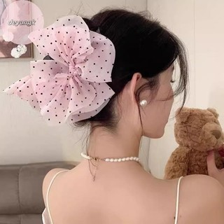 Deyangk Tính Khí Thanh Lịch Nơ Lớn Lấy Kẹp Cho Người Phụ Nữ Đuôi Ngựa Bím Tóc Vuốt Tóc Thời Trang Phụ Kiện Tóc Mũ Đội Đầu VN