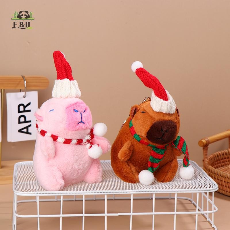[SHNZDD] Hoạt Hình Dễ Thương Capybara Mặt Dây Chuyền Sang Trọng Túi Búp Bê Đồ Trang Trí Búp Bê Để Bàn Xe Mặt Dây Chuyền EMKK