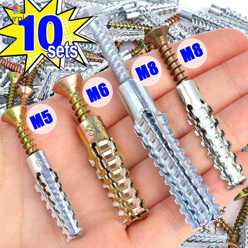 Neo tường bằng thép có răng cưa Ống mở rộng kim loại Ống khoan vít tự khai thác cho chốt tường bê tông Bu lông neo