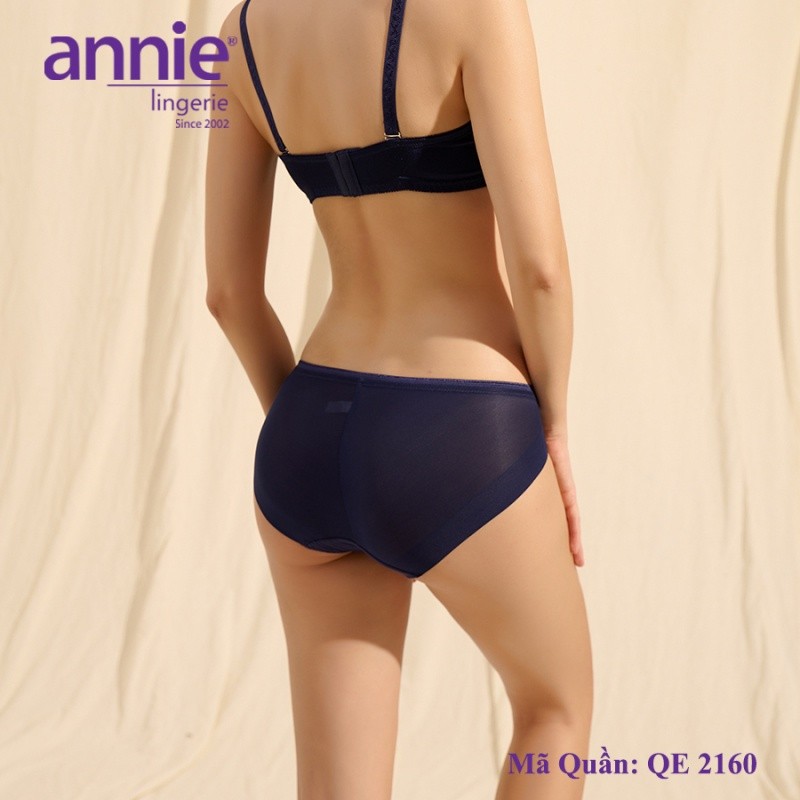 Quần lót nữ ren, thun lạnh annie QE2160 sang trọng, trẻ trung, quyến rũ, mềm mại co giãn tốt