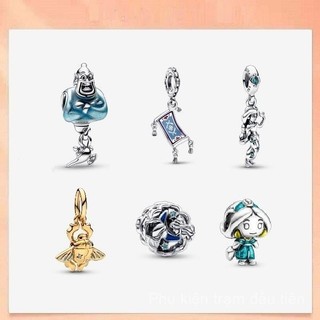 Có sẵn mặt dây chuyền công chúa Jasmine Disney Aladdin bằng bạc 925