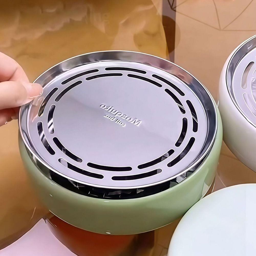 Giá đỡ cuộn muỗi MONOSTYLE, chống muỗi, thiết kế an toàn sáng tạo, có khay đựng cuộn dây, phù hợp kiểm soát muỗi