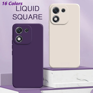 Ốp Điện Thoại Silicon Lỏng Vuông Chính Hãng Cho Honor X70i X50i X50i + X60 GT Pro 90 Lite HonorX70i 5G 6.7 "Bảo Vệ Mềm Chống Rơi Ốp Lưng Chống Sốc