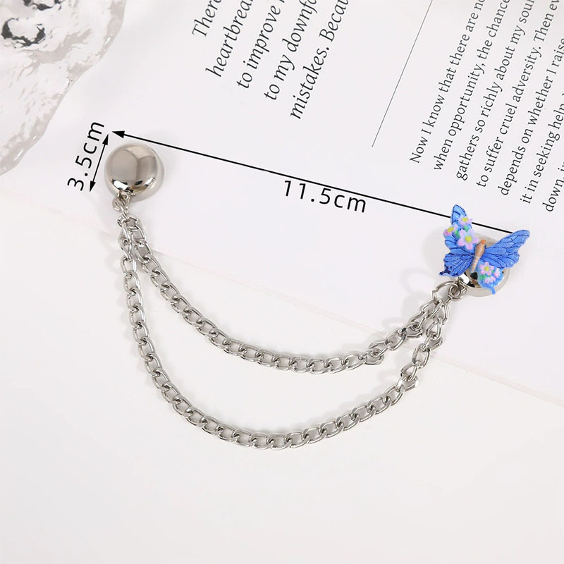 [YUNYUAN] Chân quần hút từ tính hình bướm có thể tháo rời Quần thay đổi nút không cần đinh Vòng bít chân dài và khóa chân kim loại cắt ngắn