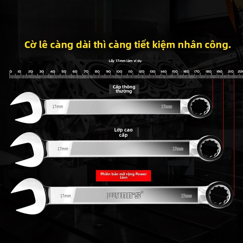Cờ lê đa năng Torx Open End Mirror Cờ lê Bộ Chrome Vanadi Steel Auto Repair Machine Repair Tool Fork End Board