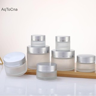 Aqtocna 1 CÁI10 / 20 / 30ml Lọ Thủy Tinh Chăm Sóc Da Kem Mắt Lọ Sữa Dưỡng Da Lọ Có Thể Đổ Lại Chai Trang Điểm Phấn Mắt Bảo Quản Hộp Đựng Mỹ Phẩm HGVN