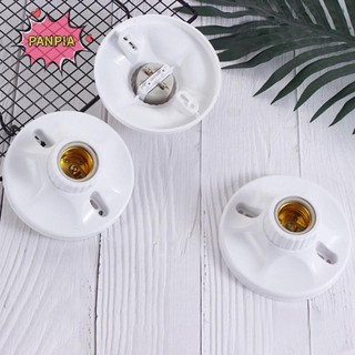 Pnpia E27 LED Bóng Đèn Giá Đỡ Vòng Ổ Cắm Đế Treo Đèn Ổ Cắm Đế 6A220V-250V Boutique