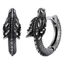 Exhila Cool Dragon Charm Vòng Bông Tai Thép Không Gỉ Phụ Kiện Tai Unisex Tai Phụ Kiện Thời Trang Cho Hàng Ngày Chúng Ta