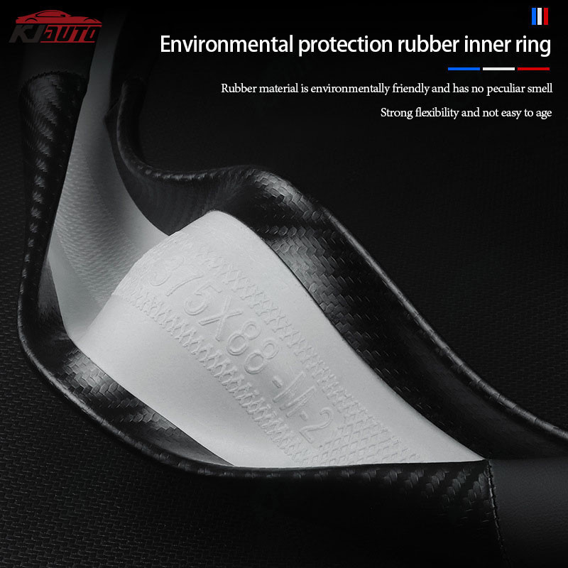 Vỏ bọc vô lăng bằng sợi Carbon bằng da sang trọng Lexus Phụ kiện nội thất ô tô thoải mái và chống trượt cho Lx Gx Rx Ls Gs Sc Es Is