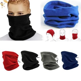 [Gou] Unisex Lông Cừu Cổ Ấm Hơn Mùa Đông Chống Gió Nam Nữ Đi Xe Đạp Chạy Ống Khăn Cho Mềm Nửa Mặt VN