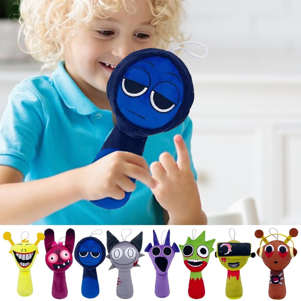 Sprunki Đồ chơi sang trọng Sprunki Incredibox Trò chơi nhồi bông Hình ngoại vi Raddy Pinki Biến thể có dây buộc saixit2vn