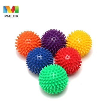 Mmluck Bóng Massage Tập Gym Fascia Massage Yoga Thể Dục Di Động Bóng Tập Thể Dục Thiết Bị Tập Yoga Nhím Bóng Tay Fasciitis Mềm Spike Bóng Massage Spiked