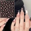 Nhãn dán nghệ thuật làm móng 3D Y2K Star Tự dính Pentagram Stars Thiết kế móng tay dành cho nữ Cô gái Trang trí móng tay DIY Salon {VN}