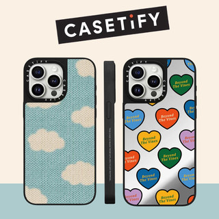 Cloud and Love Sticker Vỏ điện thoại cứng bằng kính cho iPhone 17 Pro Max 16 Plus 15 14 13 12 11 Vỏ bọc hoàn toàn Vỏ Acrylic phía sau chống sốc