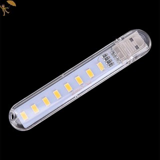 [GOU] LED Di Động 5V 8 LED USB Lighg Máy Tính Điện Di Động Đèn Ngủ VN