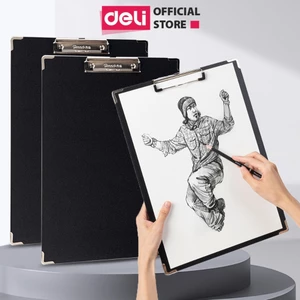 Bảng Kẹp Giấy Vẽ Dmast Cao Cấp Deli - Bảng Kê Vẽ Chuyên Dụng Cho Vẽ Phác Thảo Chuyên Nghiệp Kẹp Kim Loại Chắc Chắn