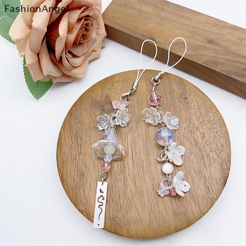Fashionangel Y2K Thạch Sứa Dây Điện Thoại Cổ Tích Ngọt Đính Hạt Điện Thoại Di Động Dây Móc Khóa Bé Gái Thẩm Mỹ Điện Thoại Quyến Rũ Dành Cho Nữ Cô Gái VN