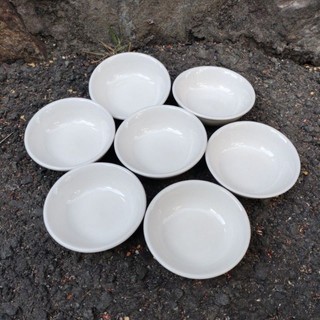 💢💢[Gốm sứ giá lẻ] 👉10 Chén nước tương nhỏ sứ trắng cao cấp