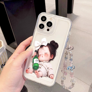 Ốp Lưng Say cô gái iPhone 17 16 15 11 14 13 12 Pro Max 8 7 Plus X XR XS 6 6S Se 2020 TPU Mềm Trong Suốt sd141 u218