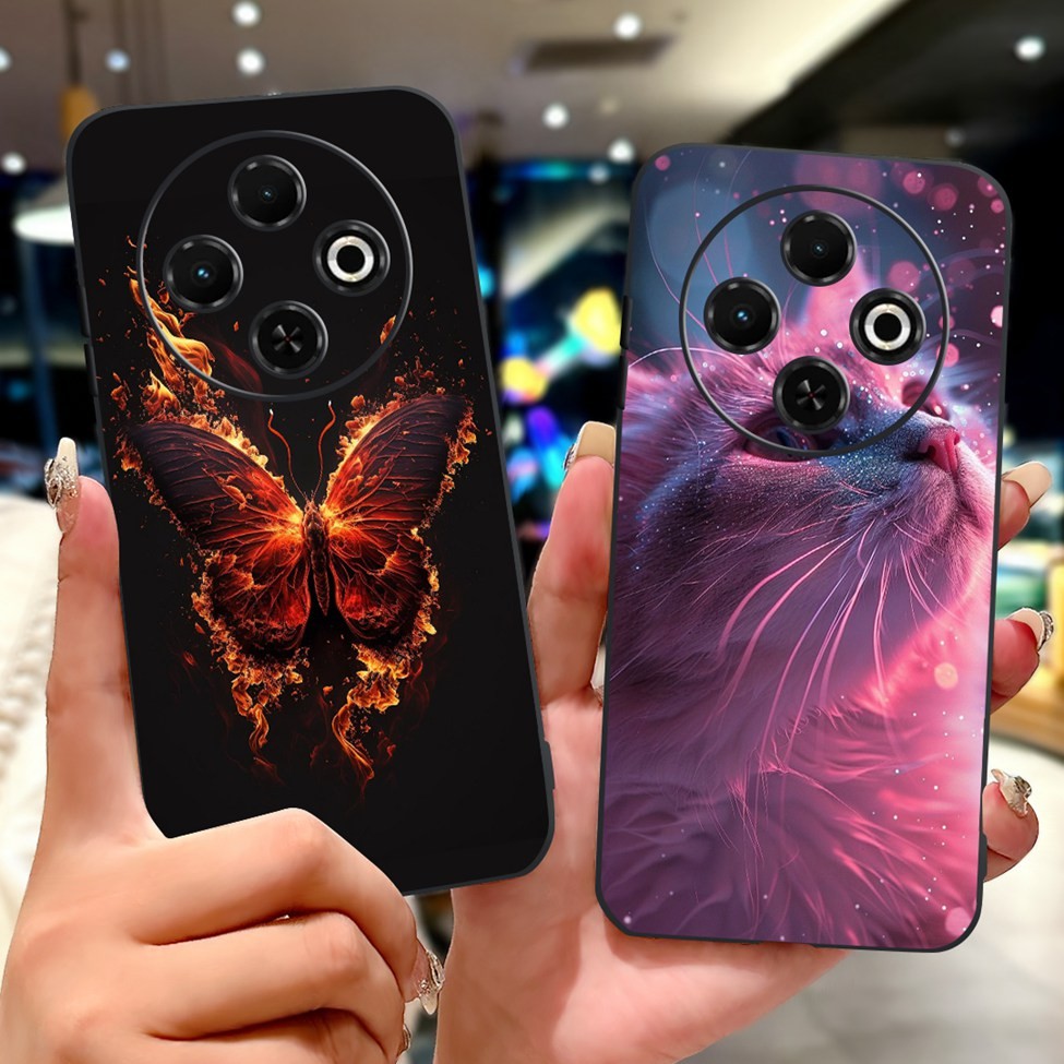 Ốp điện thoại Tecno Spark 30 KL6 30c KL5 30Pro KL7 Vỏ thẩm mỹ Tecno Spark 30c Vỏ chống sốc mát mẻ bé trai bé gái bướm thời trang