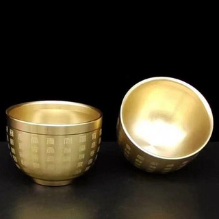 VOIDLESS 1 Cái Đồng Nguyên Chất Cornucopia, Xi Lanh Gạo Baifu Tốt Lành 4,5-7cm, Bề Mặt Đánh Bóng Sự Giàu Có Thu Hút Nhỏ Mini Baifu Jar Cốc Học Trang Trí Quà Tặng
