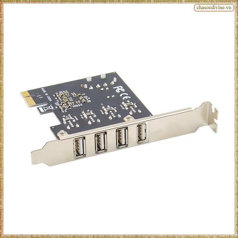 [K O G X] 1 Bộ Thẻ Bộ Chuyển Đổi PCIE USB2.0 MCS9990 Chipset Cho Phép Đổi Nóng Thẻ Nâng USB Đa Cổng Thẻ Mở Rộng USB