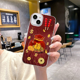 Ốp Điện Thoại Năm Mới May Mắn Nổi 2025 Cho Samsung Galaxy A55 A15 A54 A14 A35 A12 A05 A34 A71 A52 A52S A03 A32 A50 A53 A23 A05S A22 A31 A73 A51 A11 A21S A10 A03 A10S Ốp Điện Thoại