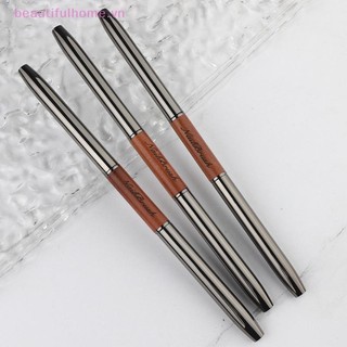 [Beautifulhome] Bút keo dán móng tay hai đầu bằng gỗ đàn hương UV Gel Brush Nail Art Painting Extension Gel Nail Line Brush Dụng cụ làm móng tay [làm đẹp]