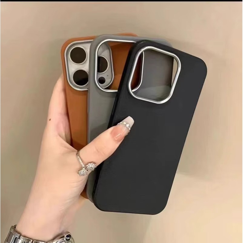 Ốp Điện Thoại Da Mờ Sang Trọng Cho Redmi Note 14 13 12 12S 11 11S 10S Pro Plus Redmi 14C 13C 12C 4G 5G Vỏ Chống Sốc
