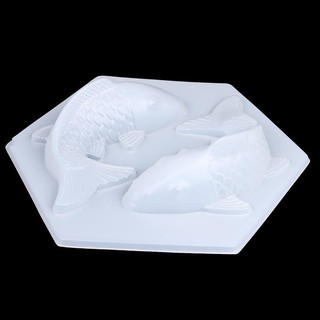 [Gazi1] 1 Khuôn Làm Bánh Silicon Cá Chép Koi Sáng Tạo 3D Xà Phòng Làm Khuôn DIY Dụng Cụ Nướng Bánh Boutique