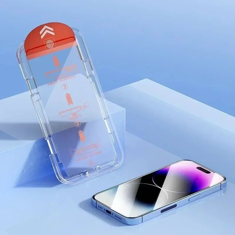 Kính Cường Lực GLASS Chống Nhìn Trộm Có Khung Tự Động Dán Cho Redmi K70 K70E K60 K60E K50 Ultra K40 K30 K20 Pro+ Plus 4G 5G 2024