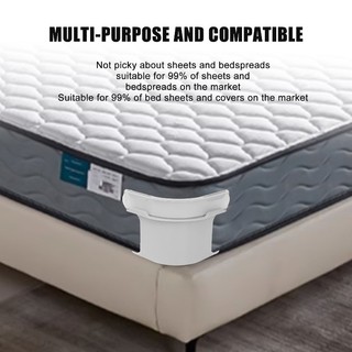 Tiện Lợi Có Thể Điều Chỉnh Ẩn ABS Nhựa Giường Góc Kẹp Nhà Chống Trơn Trượt Drap giường Nệm Cố Định Khóa