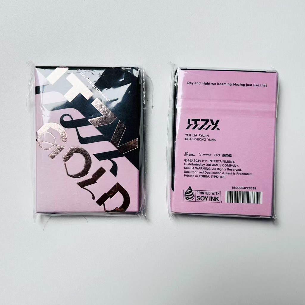ITZY [GOLD] Album ĐẦY ĐỦ thứ 2 NEMO Ver / Thẻ QR + 11 Thẻ + Hướng dẫn sử dụng + Poster + QUÀ TẶNG