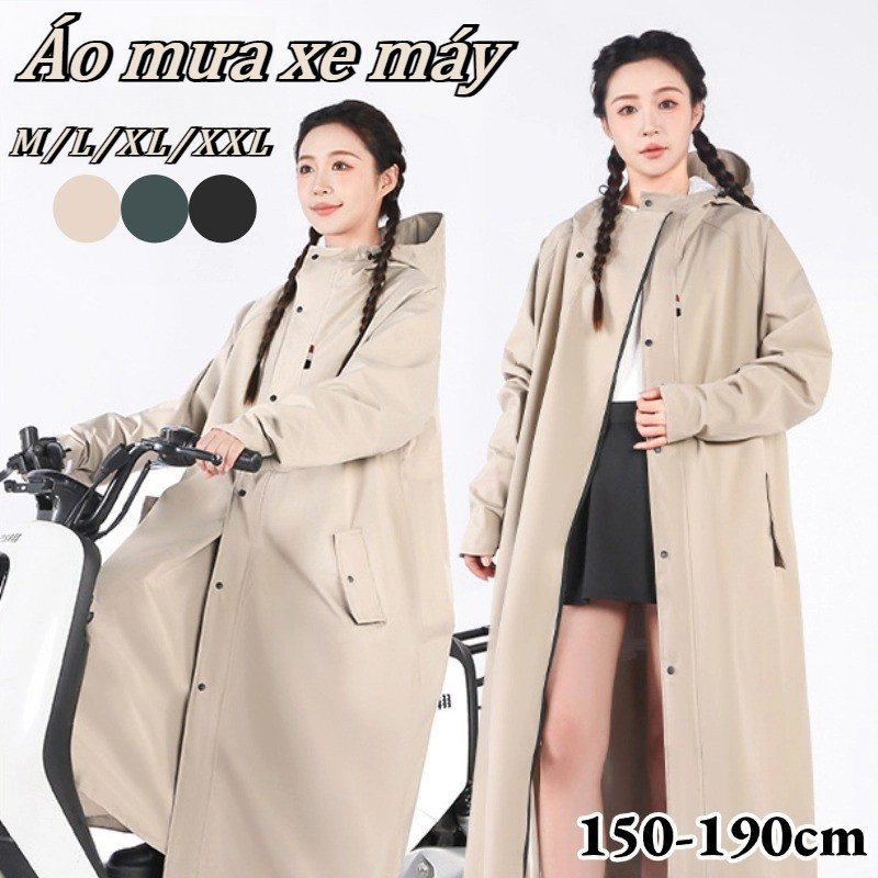Áo mưa xe máy,Áo mưa Dày Dặn Che Phủ Toàn Thân kèm kính chắn mưa,Thiết kế cực dày