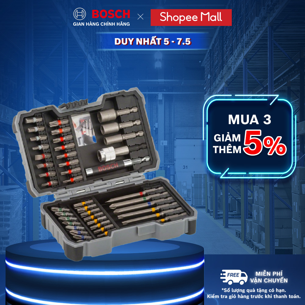 Ảnh Bộ Dụng Cụ Bosch 43 Món 1
