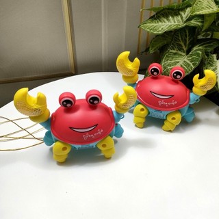 Con Cua Đồ Chơi Cho Bé Trai, Bé Gái – Chạy Pin, Phát Nhạc và Sáng Đèn, Đồ Chơi Vui Nhộn Cho Trẻ Em