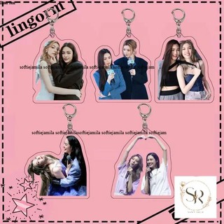 Tùy chỉnh Thái kịch bí mật của chúng tôi lingorm cùng Acrylic hai mặt Keychain Ba lô hành lý Mặt dây chuyền sáng tạo
