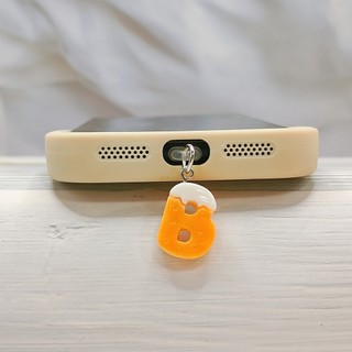 Điện Thoại Di Động Cắm Bụi Với 26 Chữ Cái Tiếng Anh Kem Nhựa Bánh Quy Mặt Dây Chuyền Nhỏ Trang Trí Điện Thoại Di Động Cắm Bụi