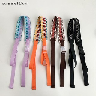 SRVN Thêu Nylon Có Thể Điều Chỉnh Túi Đeo Vai Dây Kéo Nhiều Màu Sắc Phong Cách Thể Thao Túi Nối Dài Dây Đeo Túi Unisex Phụ Kiện.