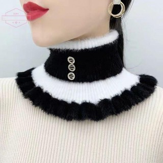 [BEA] Cổ Giả Nữ Bảo Vệ Cột Sống Cổ Tử Cung Khăn Ấm Áp Mùa Đông Đi Xe Đạp Dày Co Giãn Cổ Nhung VN