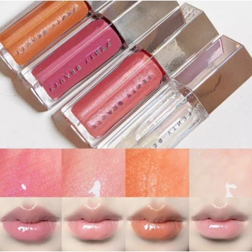 Fenty Beauty Lip Glaze Gương Độ Bóng Cao Dưỡng Ẩm Son Bóng Chảy Khỏa Thân Son Bóng Son Môi 9ml