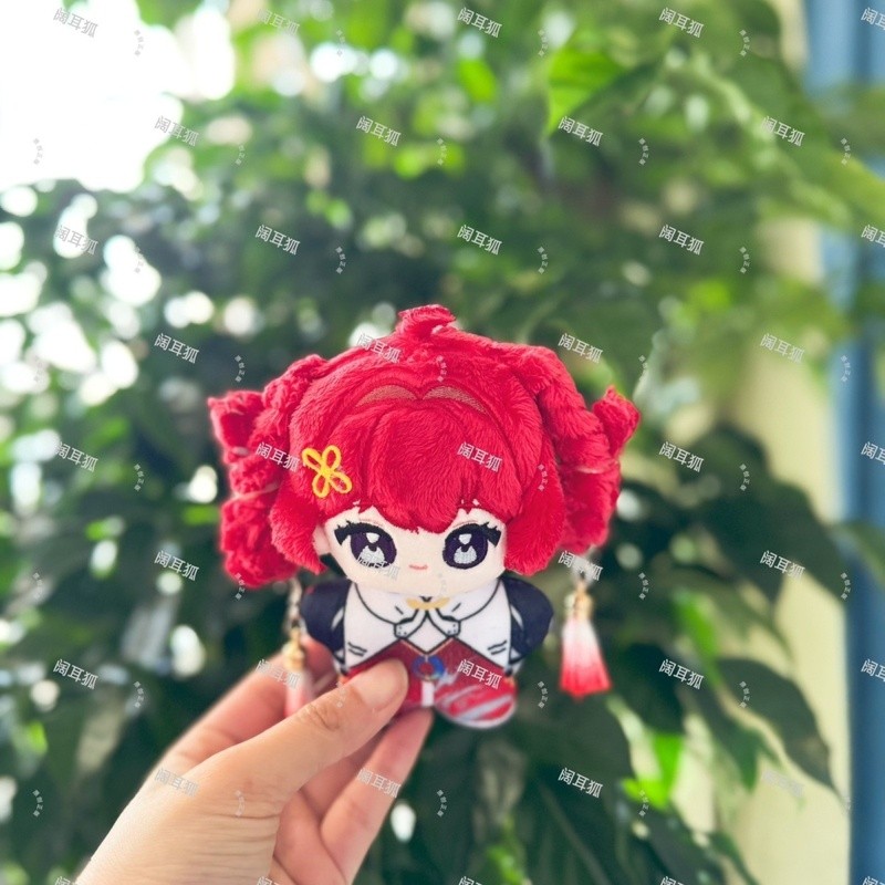 Game Wuthering Waves Plush Keychain Cute Girl Doll Pendant 10CM Mini Doll Anime Stuffed Toy