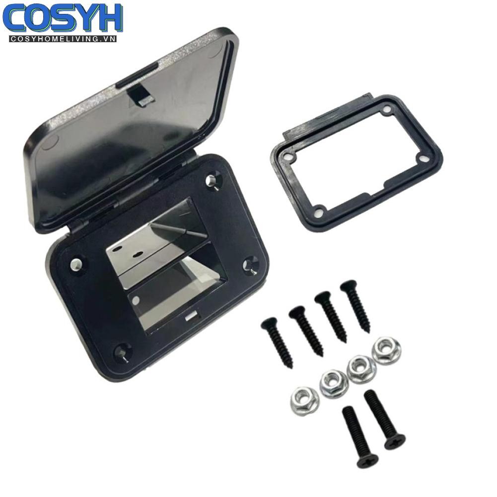 <cosyh>Flush Mount Bracket with Waterproof Pad Long lasting 50A Panel Plug for Anderson