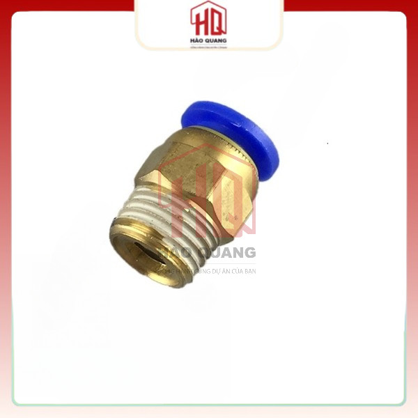 Khớp Nối Nhanh Răng Ren Ngoài RN 17 PU Bằng Đồng – Nối Ống Phun Sương, Ống Khí – Tiện Lợi, Chắc Chắn